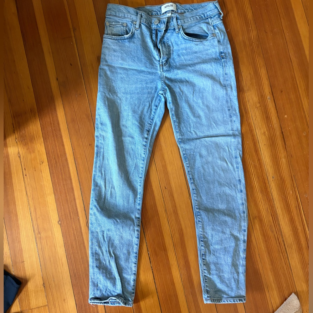 Agolde Light Blue Skinny Jeans